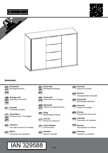 Priručnik Livarno IAN 329588 Komoda