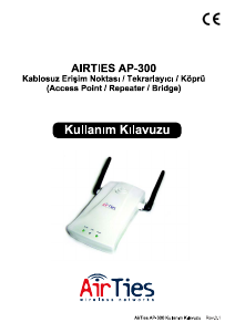 Kullanım kılavuzu AirTies AP-300 Erişim noktası