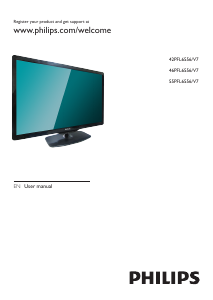 Manual Philips 55PFL6556 LED Television