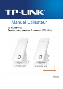 Mode d’emploi TP-Link TL-WA850RE Répéteur