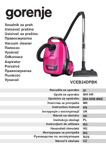 Manual Gorenje VCEB24DPBK Vacuum Cleaner