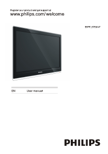 Manual Philips 55PFL5755 LED Television