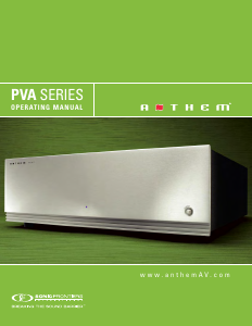 Manual Anthem PVA Amplifier