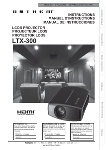 Manual Anthem LTX 300 Projector