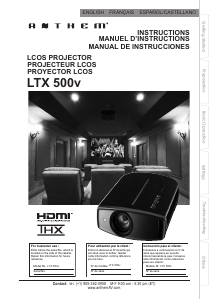 Manual Anthem LTX 500v Projector