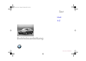 Bedienungsanleitung BMW 520i (1997)