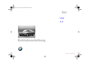 Bedienungsanleitung BMW 523i (1997)