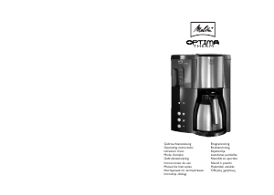 Mode d’emploi Melitta Optima Therm Cafetière