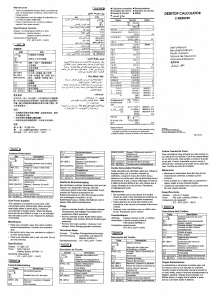 Manual Aurora DT85V Calculator