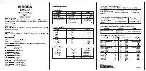 Manual Aurora EC505 Calculator