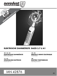 Bedienungsanleitung Nevadent IAN 42876 Elektrozahnbürste