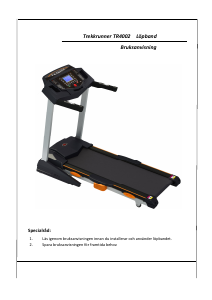 Bruksanvisning TrekkRunner TR4002 Löpband