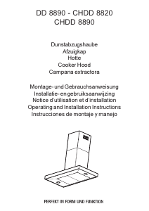 Handleiding AEG CHDD8890-A Afzuigkap