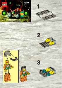 Manual de uso Lego set 1277 Rock Raiders Aerodeslizador con la sierra de hielo