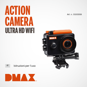 Manuale DMAX 3320008 Ultra HD WiFi Action camera