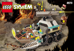 Bruksanvisning Lego set 4970 Rock Raiders Mobil borr