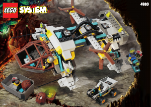 Bruksanvisning Lego set 4980 Rock Raiders Tunneltransporten