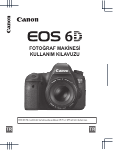 Kullanım kılavuzu Canon EOS 6D Dijital kamera