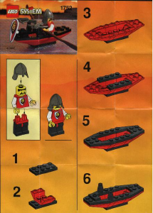 Bedienungsanleitung Lego set 1752 Royal Knights Oarsman