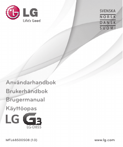 Käyttöohje LG D855 G3 Matkapuhelin