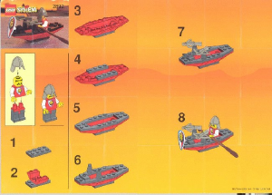 Mode d’emploi Lego set 2892 Royal Knights Bateau