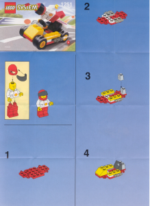 Bedienungsanleitung Lego set 1251 Shell Go-Cart