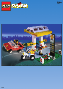 Manual Lego set 1256 Shell Gas station
