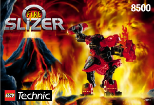 Manuale Lego set 8500 Slizer Fuoco-slizer