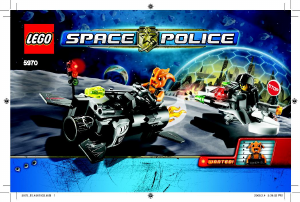 Manual Lego set 5970 Space Police Freeze ray frenzy