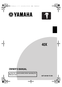 Manual Yamaha 40X (2015) Outboard Motor