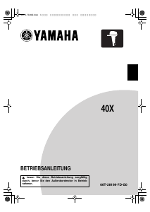 Bedienungsanleitung Yamaha 40X (2017) Aussenborder
