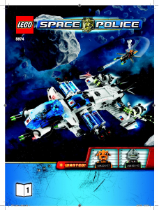 Bedienungsanleitung Lego set 5974 Space Police Galaktisches Gefängnisraumschiff