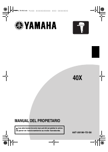 Manual de uso Yamaha 40X (2017) Motor fuera de borda