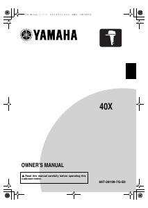 Manual Yamaha 40X (2019) Outboard Motor