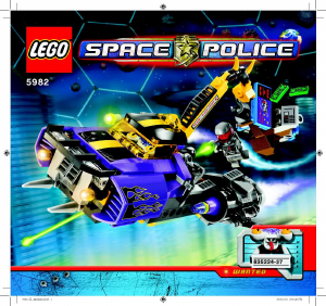 Handleiding Lego set 5982 Space Police Hit ‘n run