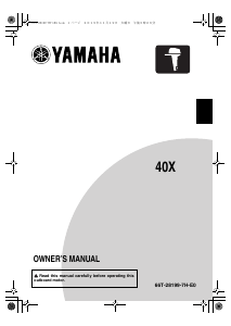 Manual Yamaha 40X (2020) Outboard Motor