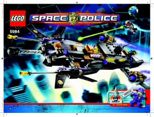 Manual Lego set 5984 Space Police Lunar limo