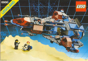 Manual Lego set 6986 Space Police Mission commander