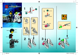 Manual de uso Lego set 8399 Space Police K9-robot