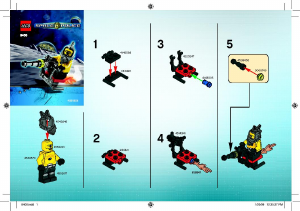 Manual de uso Lego set 8400 Space Police Scooter de espacio
