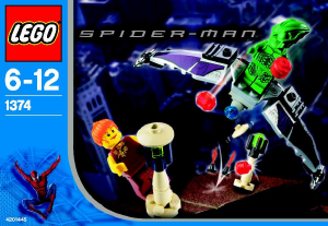 Handleiding Lego set 1374 Spider-Man Groene goblin