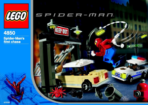 Manuale Lego set 4850 Spider-Man Il primo caccia