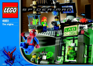 Manual Lego set 4851 Spider-Man The origins