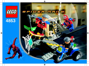 Handleiding Lego set 4853 Spider-Man Straatachtervolging