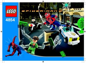 Handleiding Lego set 4854 Spider-Man Doc Ock's bankroof