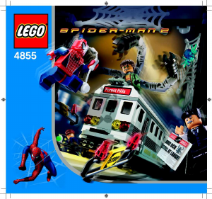 Handleiding Lego set 4855 Spider-Man Treinredding