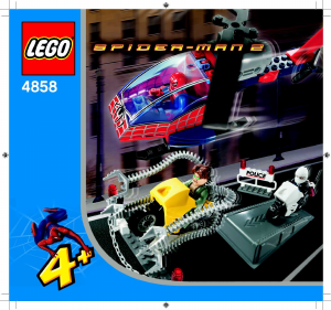 Manuale Lego set 4858 Spider-Man Un'ondata di criminalità Doc Ock