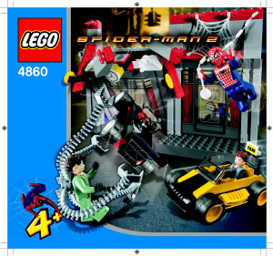 Manual Lego set 4860 Spider-Man Cafe attack