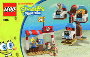 Handleiding Lego set 3816 SpongeBob SquarePants Handschoen park