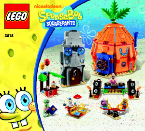 Brugsanvisning Lego set 3818 SpongeBob SquarePants Bikini Bottom undervandsparty